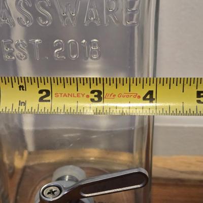 (2) Glass Hook Cold Beverage Dispensers