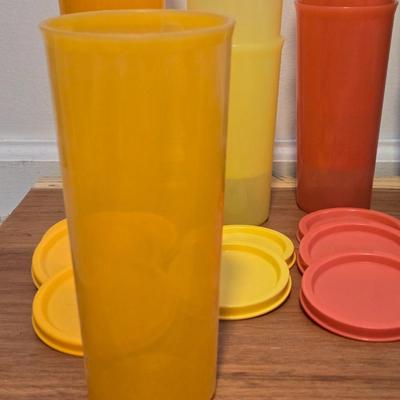 Tupperware Cups with Lids