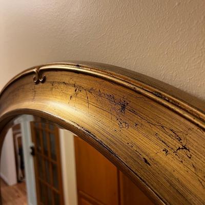 Gold Mirror and Floor Lamp (H-MK)