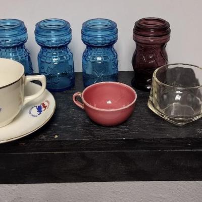 Glass Jars and Cups