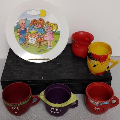Kids Plastic plate and Cups