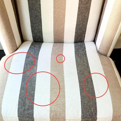 Wingback Upholstered Accent Chair With Nailhead Trim ~*Please Read Details