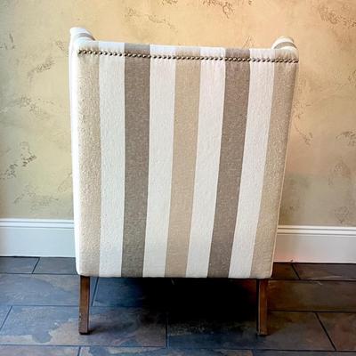 Wingback Upholstered Accent Chair With Nailhead Trim ~*Please Read Details