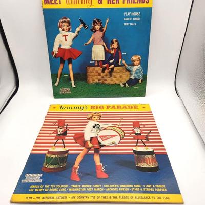 Lot #135S Lot of 2 Vintage "Tammy" Record Albums 1965