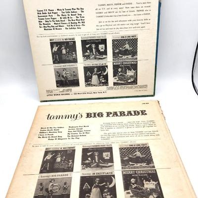 Lot #135S Lot of 2 Vintage "Tammy" Record Albums 1965