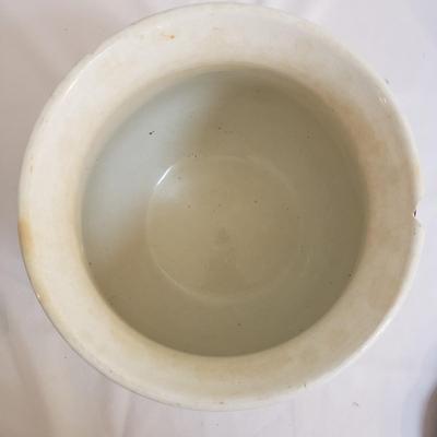 Three Light Colored Stone Crocks (B1-KD)