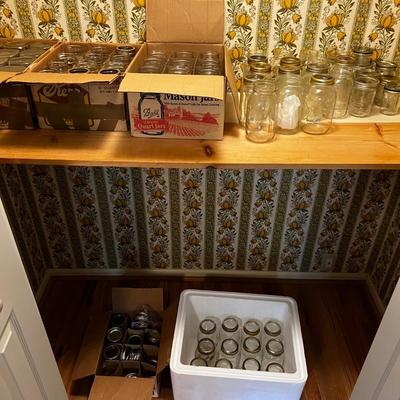 Large Collection Of Canning Jars (B2-MK)