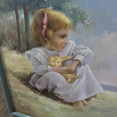 Girl painting