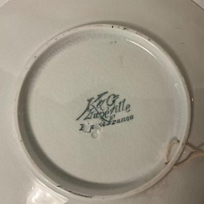 Hand painted grapes wall plate