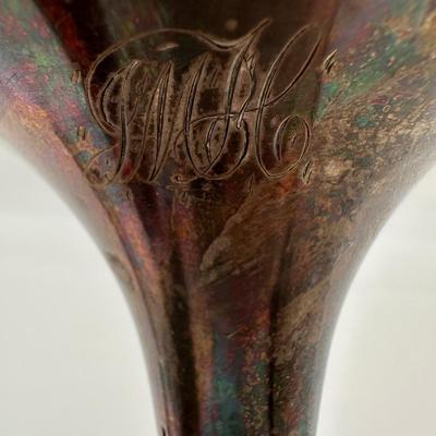 Antique Sterling Victorian Figural Vase
