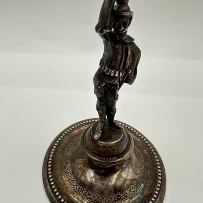 Antique Sterling Victorian Figural Vase