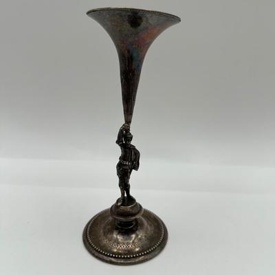 Antique Sterling Victorian Figural Vase
