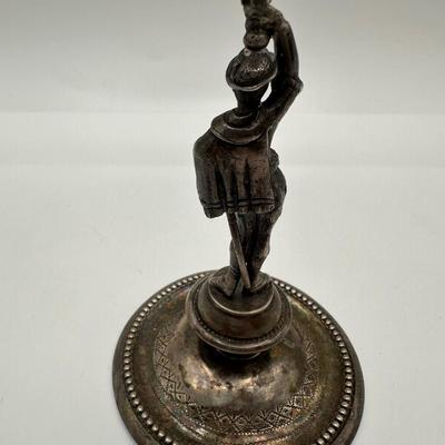 Antique Sterling Victorian Figural Vase