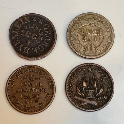 Three Civil War 1863 Pennies & More (K-SS)