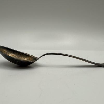 Antique Victorian Serving Spoon Engraved Anna
