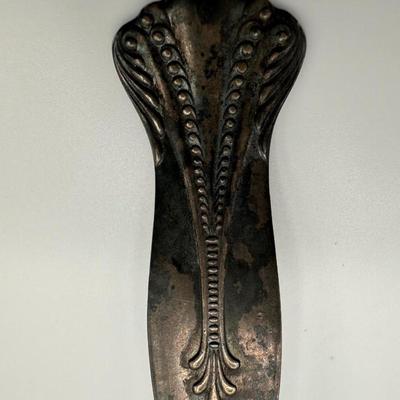 Antique Victorian Serving Spoon Engraved Anna