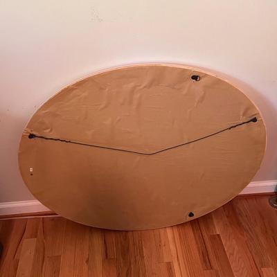 White Beveled Oval Mirror and More (B1-DZ