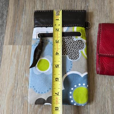 Fossil Red Wallet and Twenty-One Sunglass Case or Wallet
