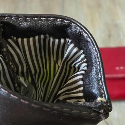 Fossil Red Wallet and Twenty-One Sunglass Case or Wallet