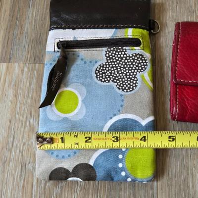 Fossil Red Wallet and Twenty-One Sunglass Case or Wallet