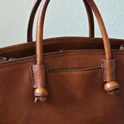 Fossil Brown Leather Handbag