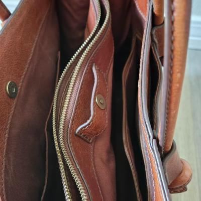 Fossil Brown Leather Handbag
