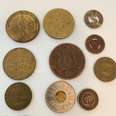 Cleveland 1884 Campaign, Masonic Penny, Risqué Winning Coins & Tokens (K-SS)