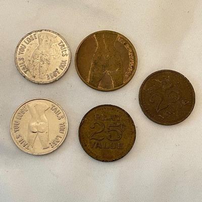 Cleveland 1884 Campaign, Masonic Penny, Risqué Winning Coins & Tokens (K-SS)