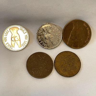 Cleveland 1884 Campaign, Masonic Penny, Risqué Winning Coins & Tokens (K-SS)
