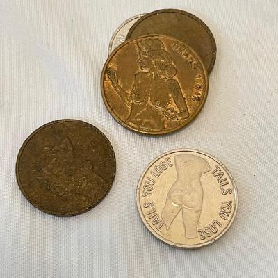 Cleveland 1884 Campaign, Masonic Penny, Risqué Winning Coins & Tokens (K-SS)