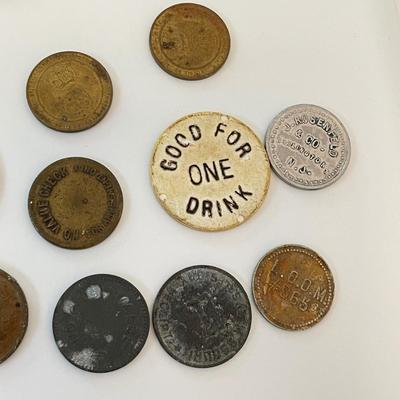 Cleveland 1884 Campaign, Masonic Penny, Risqué Winning Coins & Tokens (K-SS)