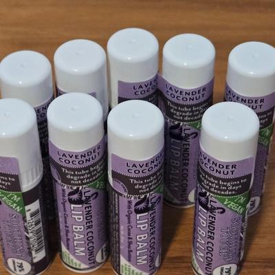 9 New in the Box Lip Balms