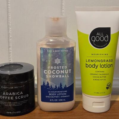 Coconut & Lemongrass Lotions and New Coffee Scrub
