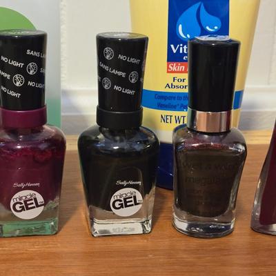 Nail Polishes, Polish Remover and Vaseline