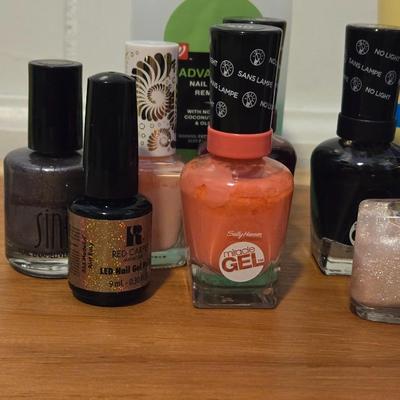 Nail Polishes, Polish Remover and Vaseline