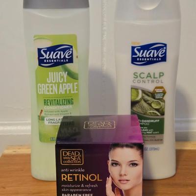 Shampoo & Conditioner and Retinol Night Cream