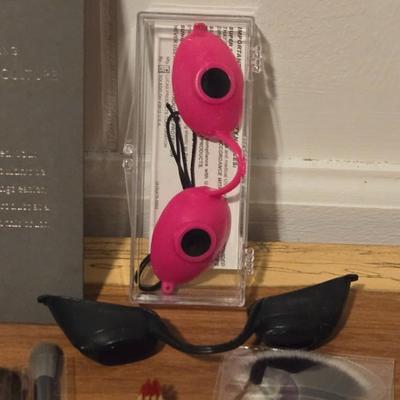 New Makeup Brushes and Tanning Goggles