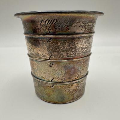 Vintage Sterling Measuring Cup