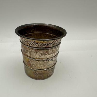 Vintage Sterling Measuring Cup