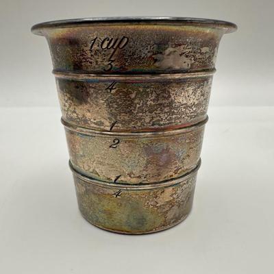 Vintage Sterling Measuring Cup