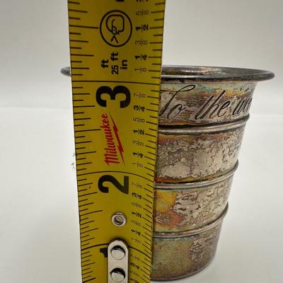 Vintage Sterling Measuring Cup