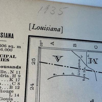 Plan of New Orleans Map, 1866 & Map of Louisiana, 1935