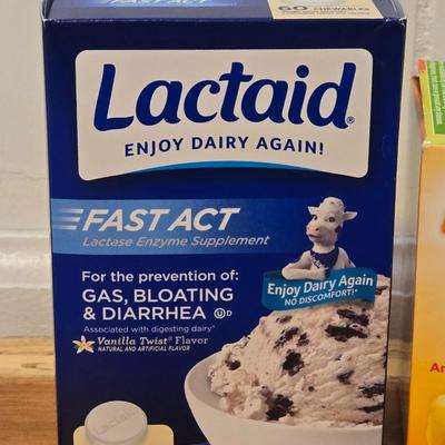New Unopened Lactaid and Emergen-C