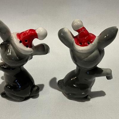 Mid Century Kreiss Christmas Bunnies, 2