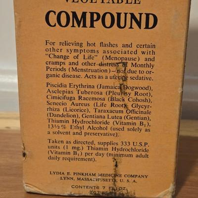 Vintage Lydia Pinkham Vegetable Compound