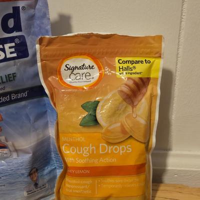 Sinus Relief and Cough Drops