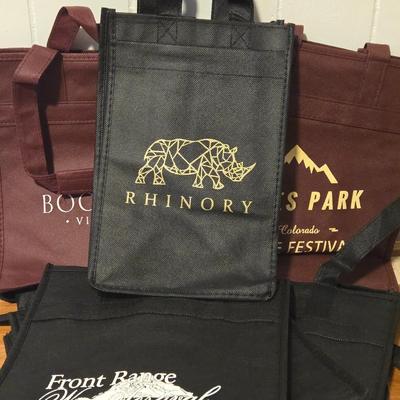Wine Festival Bags that Hold Multiple Bottles of Wine