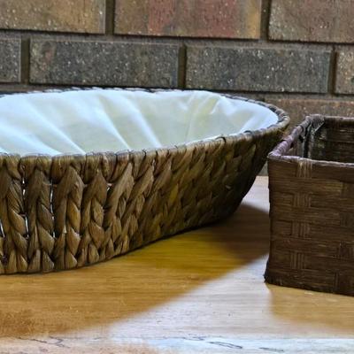 (2) Storage Baskets