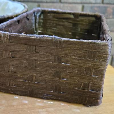 (2) Storage Baskets