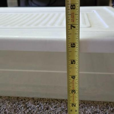 Long Rubermaid Storage Container